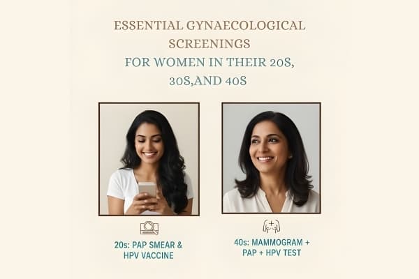 Essential Gynaecological Screenings for Women in Their 20s, 30s, and 40s